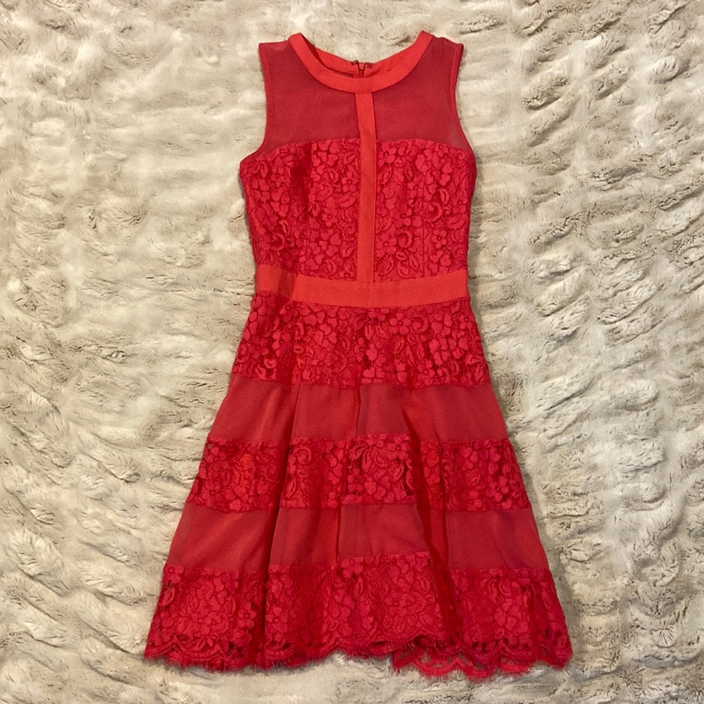 Adelyn Rae pink a-line dress size xs